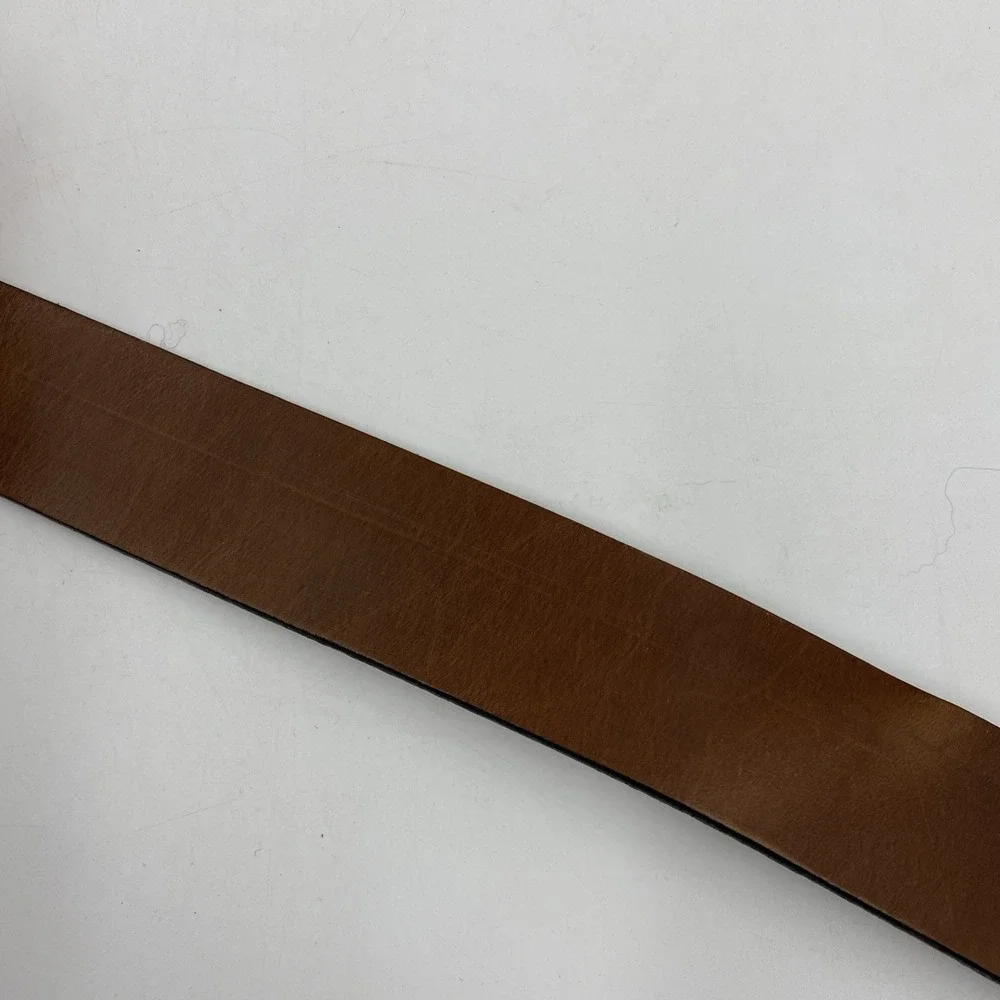 Mossimo Men's Genuine Leather Brown Belt M 41 Inch Antique Finish/NWT‎ No Holes